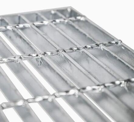 Galvanized Steel Grating with Smooth Plain Tooth for Industrial Commercial Building Materials and Metal Floor Grating