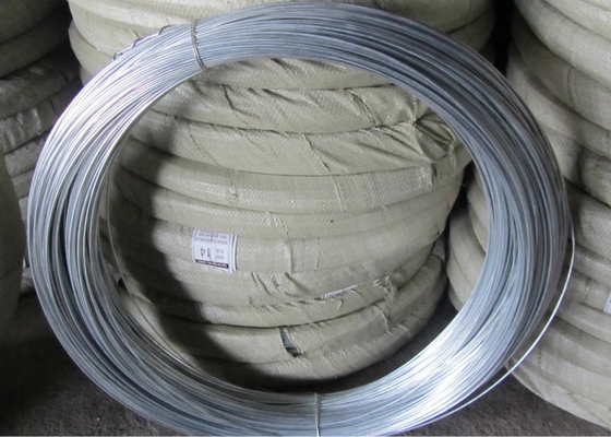 Q195 Galvanized লোহা ওয়্যার, সিলভার জাল বয়ন বাঁধাই বাঁধাই ওয়্যার