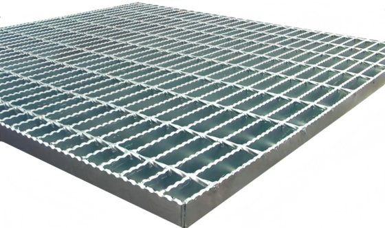 ক্রস বার হাইওয়েজ ফিল্ড বার Serrated ইস্পাত গ্রিটিং