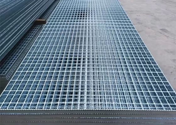 Square Grid Aluminum Steel Grating with Machine Forge Welding for Platform Walkway
