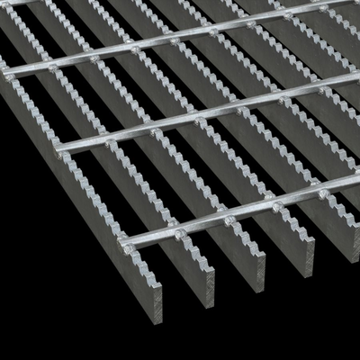 Anti-rust Serrated Steel Grating with Hot Dip Galvanizing for Durable Platforms