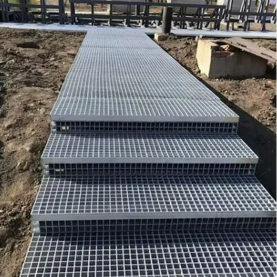 OEM কাস্টমাইজড হট-ডিপ গ্যালভানাইজড ইস্পাত গ্রিটিং সঙ্গে Serrated বার এবং 25x3 ভারবহন বার শিল্প প্ল্যাটফর্মের জন্য
