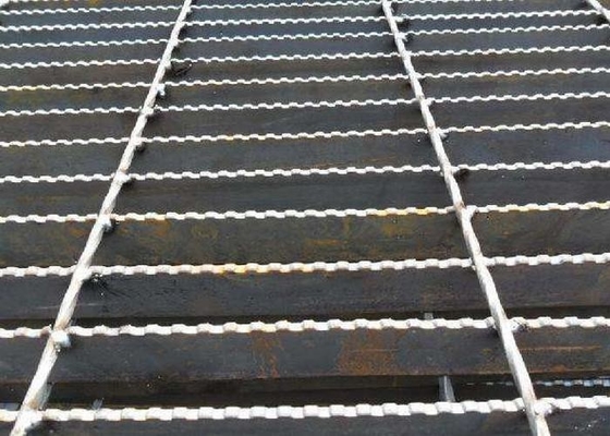 Q235 কার্বন ইস্পাত বার ঘর্ষণ, Galvanized ইস্পাত grating মেঝে ISO9001 অনুমোদন